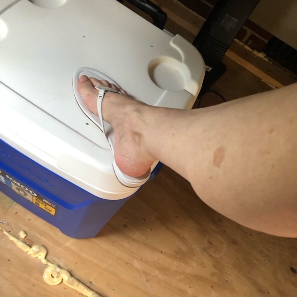 Coach Jules Made in Italy White Sandals Size 8 B - Picture 2 of 15